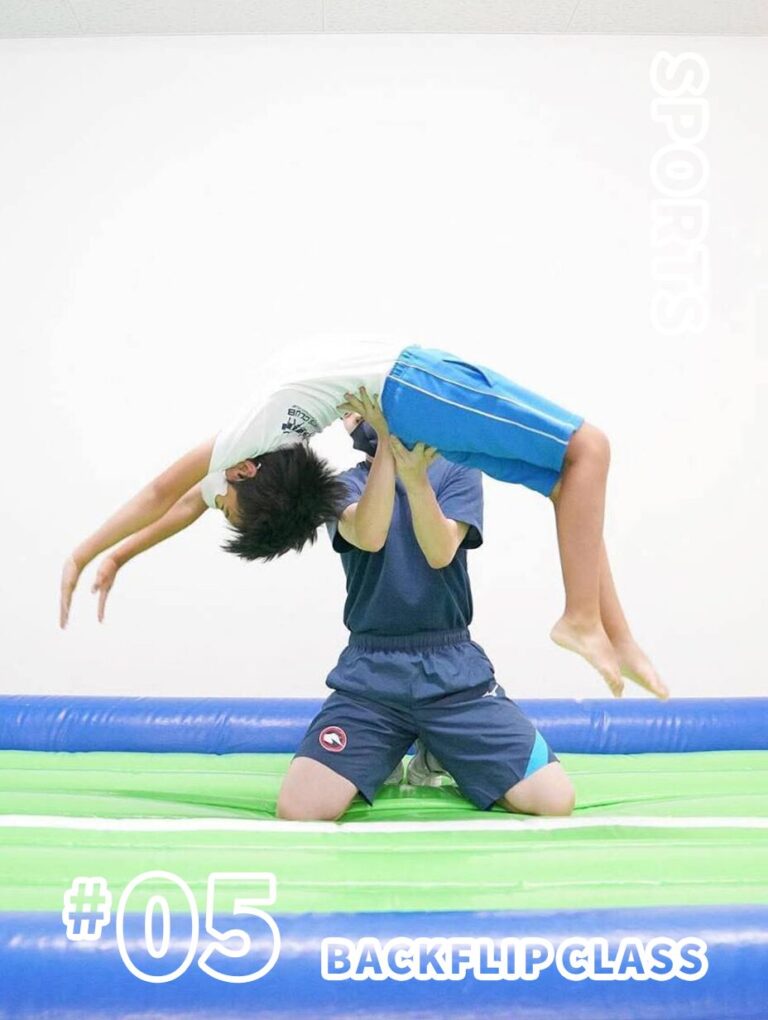 【素材】バク転クラス